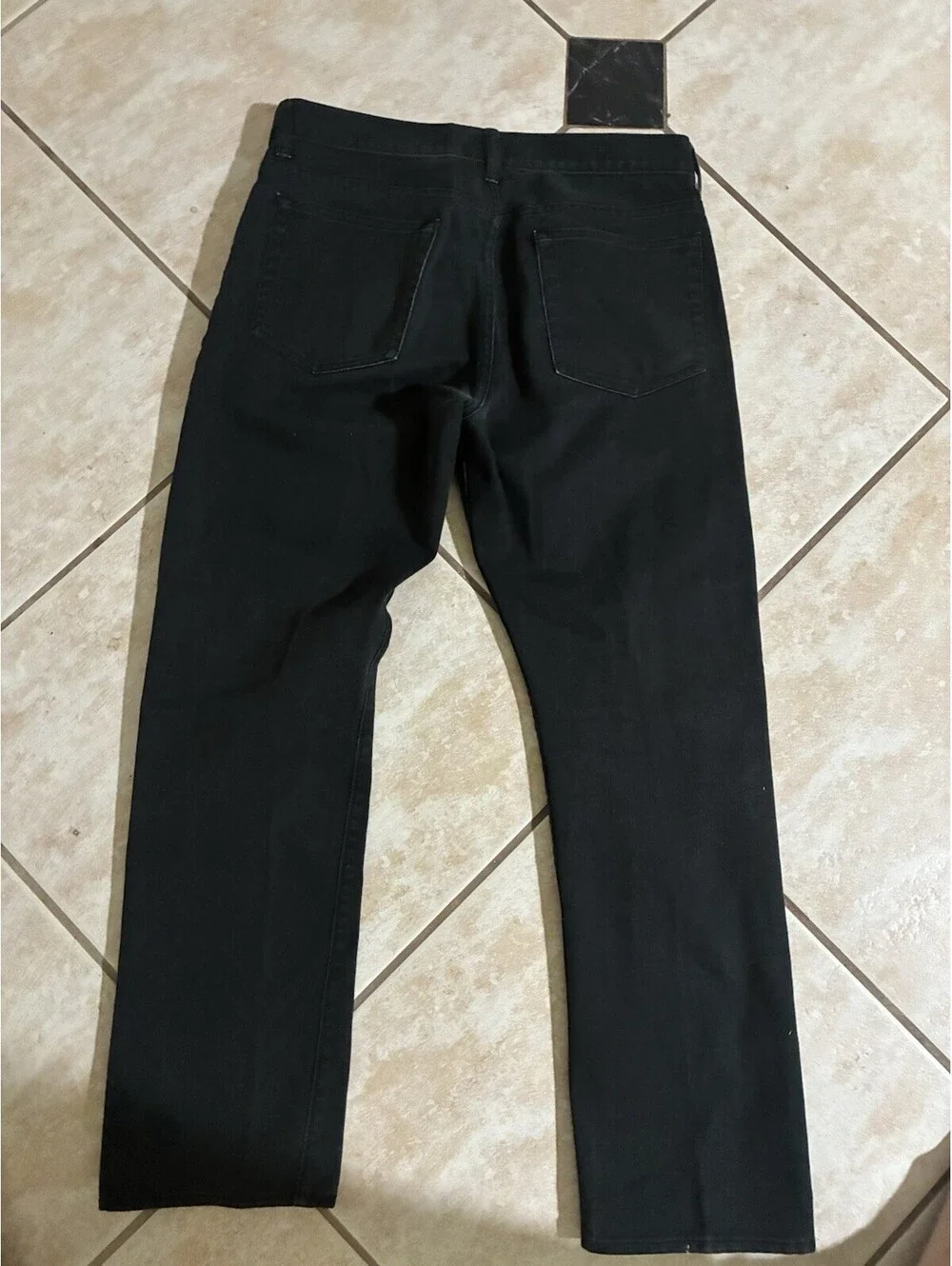 J Crew 770 Men’s Jeans 32x30 Black Straight Fit 100% Cotton Classic Denim